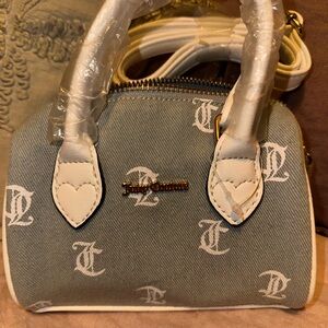 Juicy Couture Denim and White Women's Bag